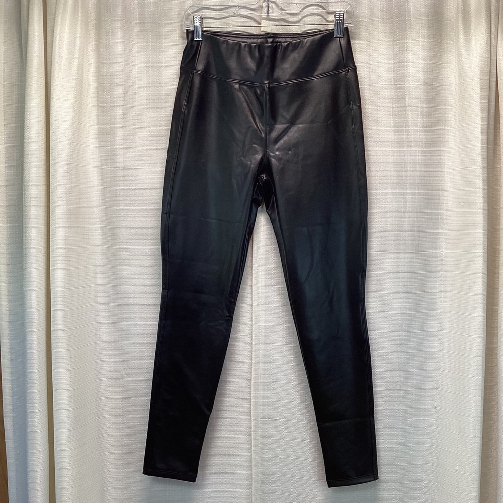 Gap Womens Faux Leather High Rise Leggings Black Size S NWT Biker Grunge Punk